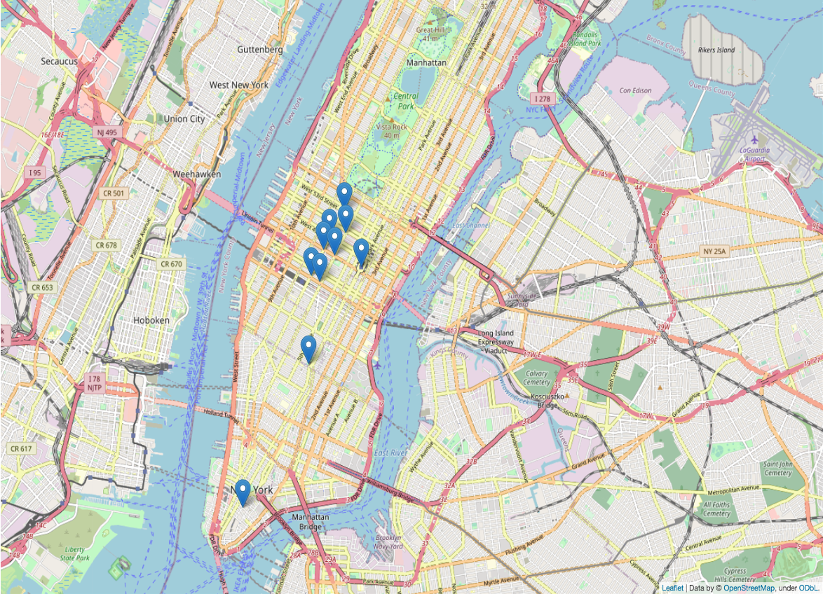 Pre-COVID Stations Map